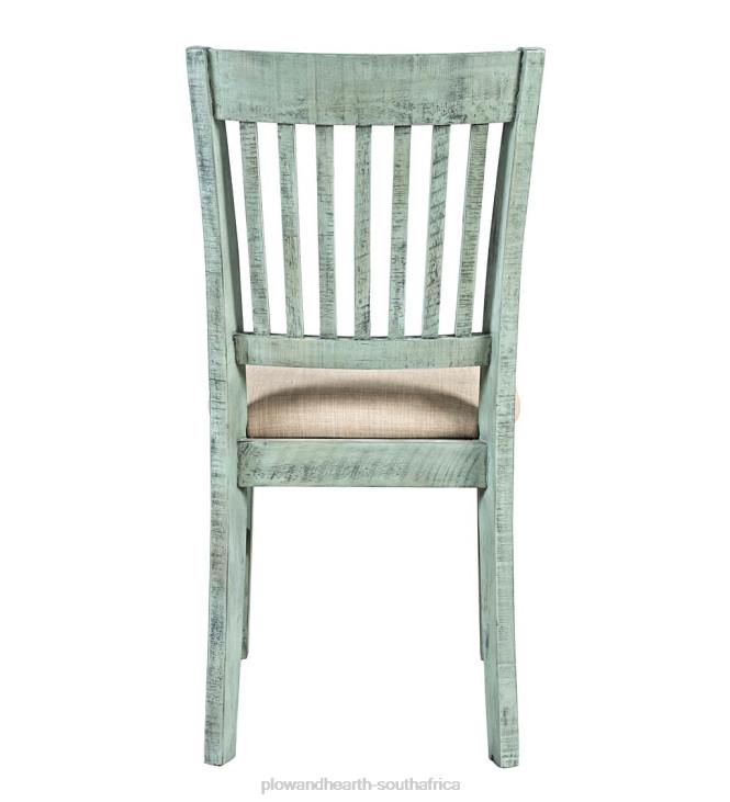 Furniture Plow & Hearth Chelsea Slatted Back Chair - Scrimshaw Whitewash NFLB2104
