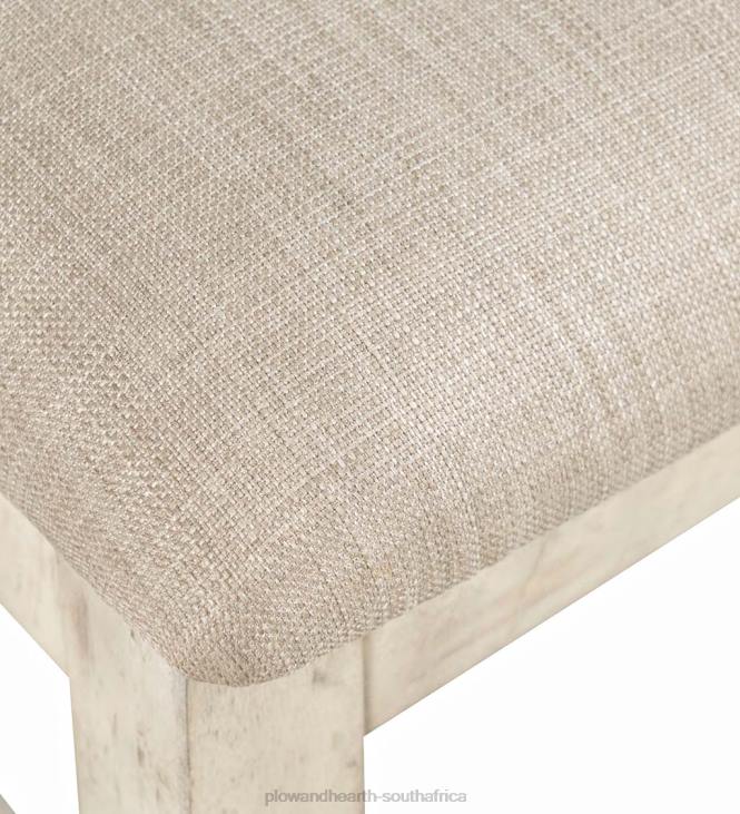 Furniture Plow & Hearth Chelsea Slatted Back Chair - Scrimshaw Whitewash NFLB2104