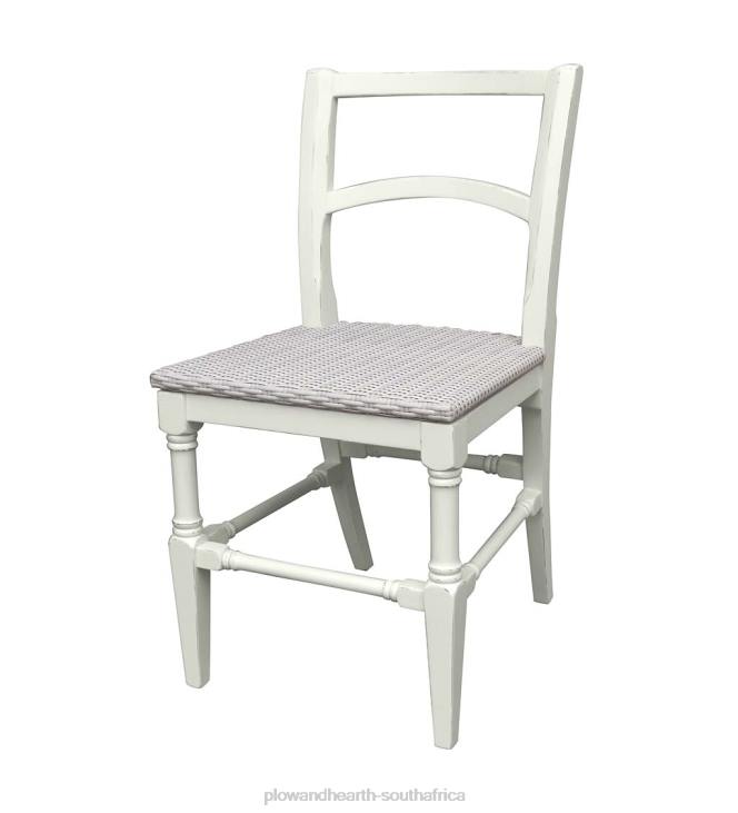 Furniture Plow & Hearth Laurel Ridge Farmhouse Collection Haywood Side Chair - Cocoa NFLB2107