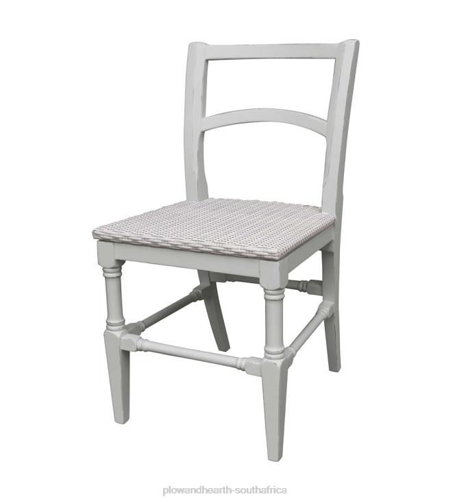 Furniture Plow & Hearth Laurel Ridge Farmhouse Collection Haywood Side Chair - Cocoa NFLB2107