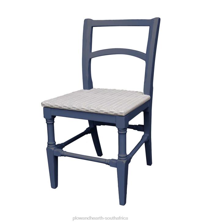 Furniture Plow & Hearth Laurel Ridge Farmhouse Collection Haywood Side Chair - Cocoa NFLB2107