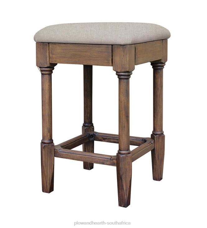 Furniture Plow & Hearth Laurel Ridge Farmhouse Collection Shelby Backless Counter and Bar Stools NFLB2106