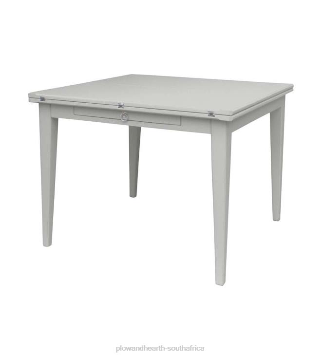 Furniture Plow & Hearth Laurel Ridge Farmhouse Collection Shelby Table with Fold-Out Leaves - Cocoa NFLB2099