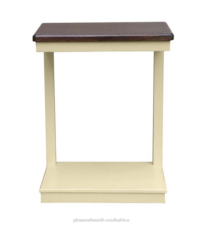 Furniture Plow & Hearth Laurel Ridge Farmhouse Collection Holden C Pull-Up Side Table - Cocoa NFLB2114