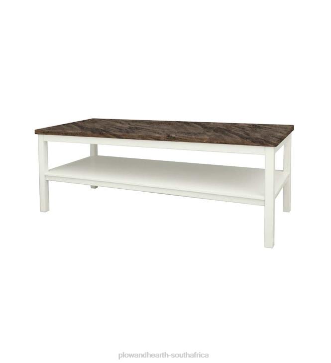 Furniture Plow & Hearth Laurel Ridge Farmhouse Collection Holden Coffee Table - Cocoa NFLB2115