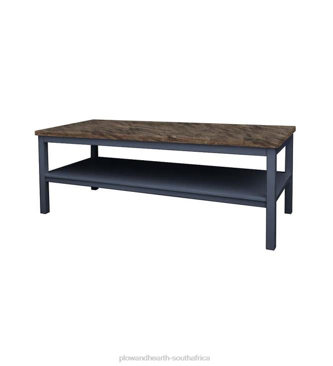 Furniture Plow & Hearth Laurel Ridge Farmhouse Collection Holden Coffee Table - Cocoa NFLB2115