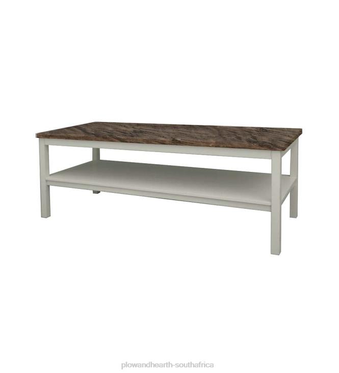 Furniture Plow & Hearth Laurel Ridge Farmhouse Collection Holden Coffee Table - Cocoa NFLB2115