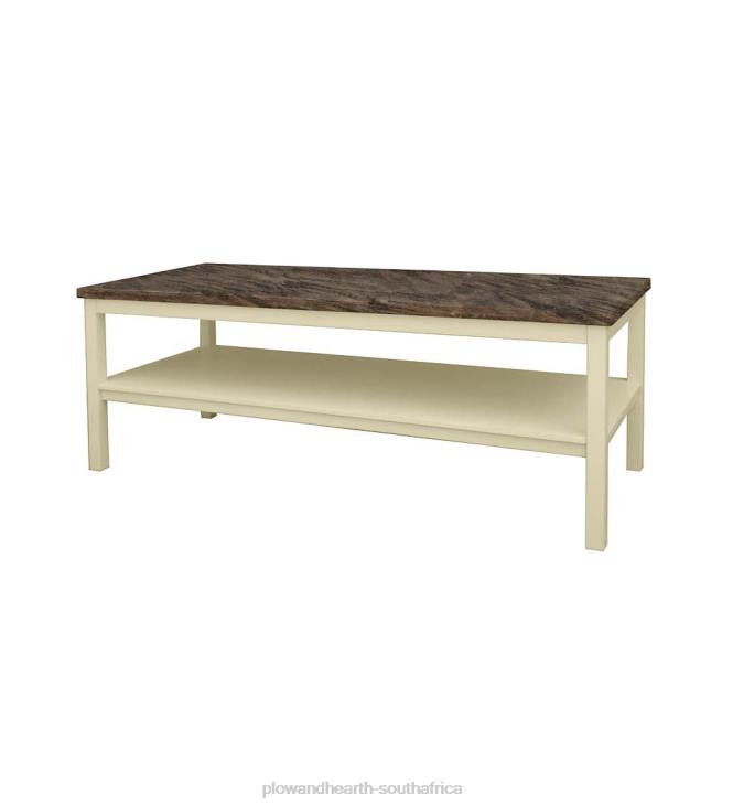 Furniture Plow & Hearth Laurel Ridge Farmhouse Collection Holden Coffee Table - Cocoa NFLB2115