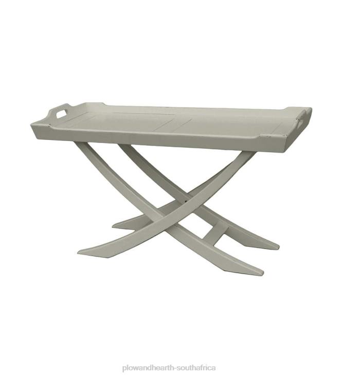 Furniture Plow & Hearth Laurel Ridge Farmhouse Collection Holden Tray Tables NFLB2110
