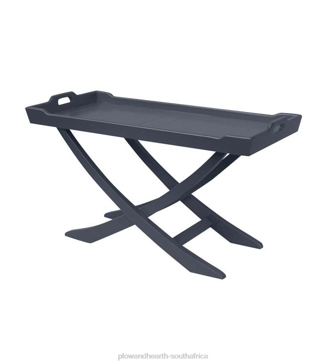Furniture Plow & Hearth Laurel Ridge Farmhouse Collection Holden Tray Tables NFLB2110