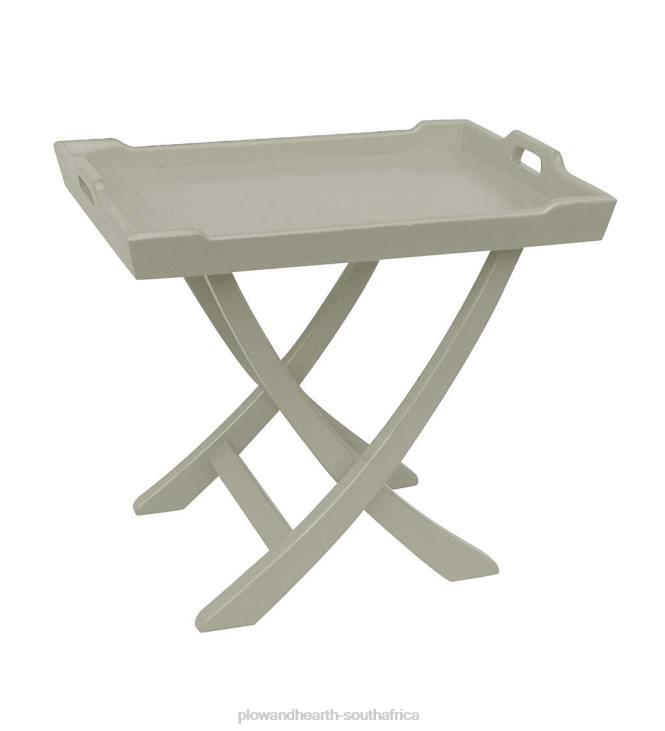 Furniture Plow & Hearth Laurel Ridge Farmhouse Collection Holden Tray Tables NFLB2110