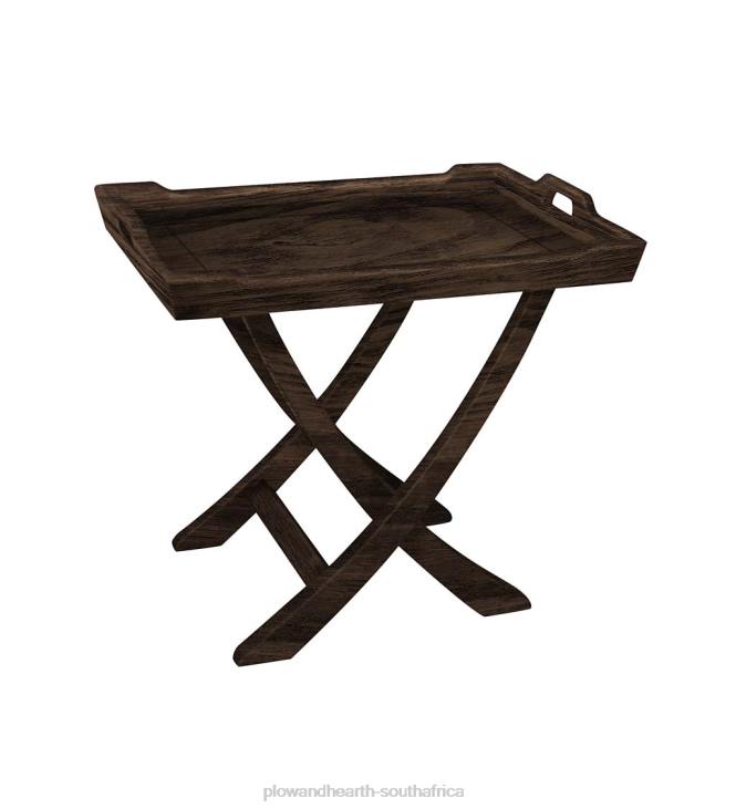 Furniture Plow & Hearth Laurel Ridge Farmhouse Collection Holden Tray Tables NFLB2110