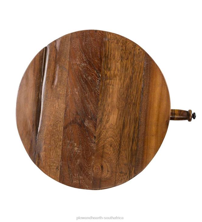 Furniture Plow & Hearth Allegheny Reclaimed Wood Adjustable Height Crank Table NFLB1983
