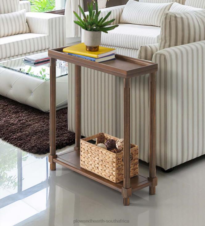 Furniture Plow & Hearth Allison Slim Wood Side Tables, Set of 2 - White NFLB1986