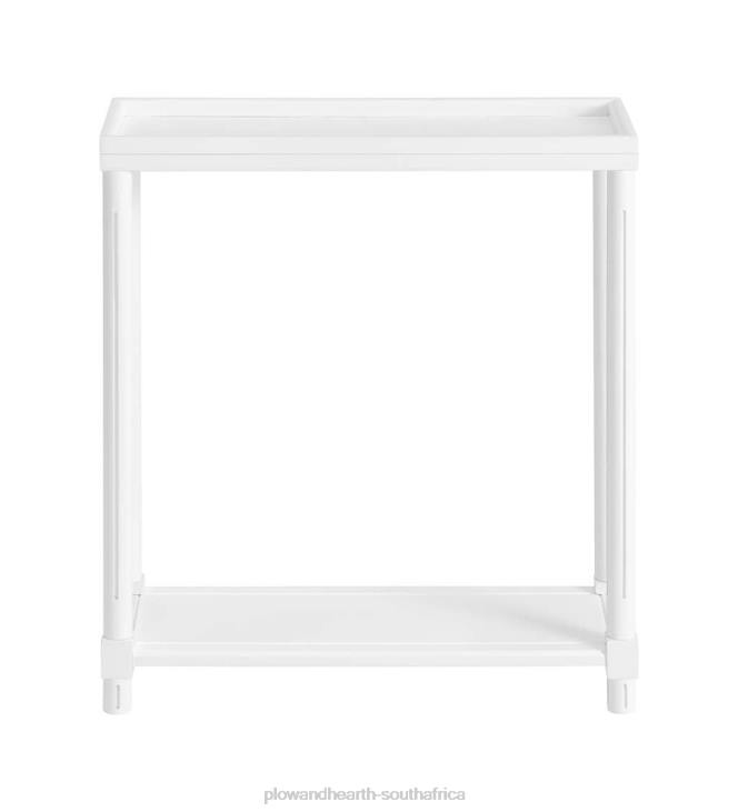 Furniture Plow & Hearth Allison Slim Wood Side Tables, Set of 2 - White NFLB1986