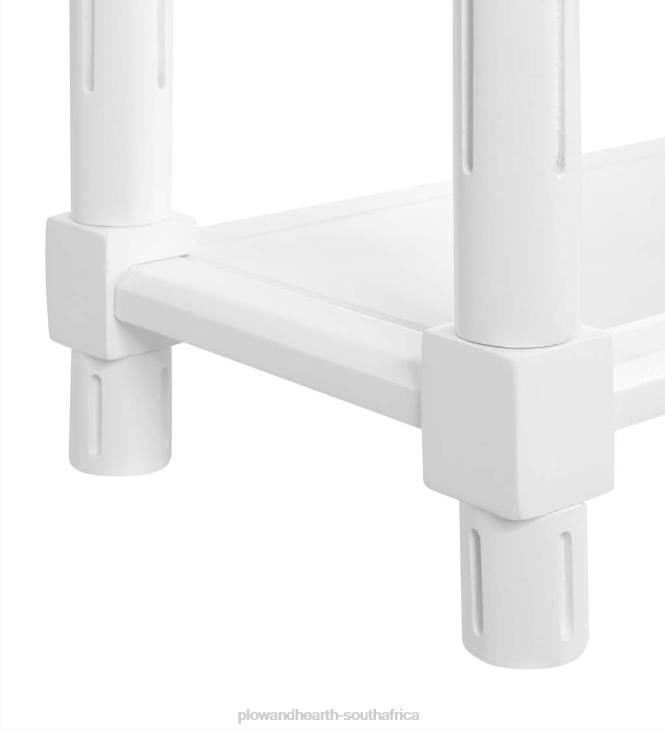 Furniture Plow & Hearth Allison Slim Wood Side Tables, Set of 2 - White NFLB1986