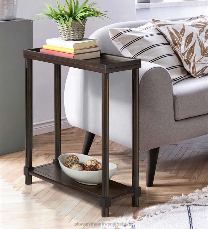 Furniture Plow & Hearth Allison Slim Wood Side Tables, Set of 2 - White NFLB1986