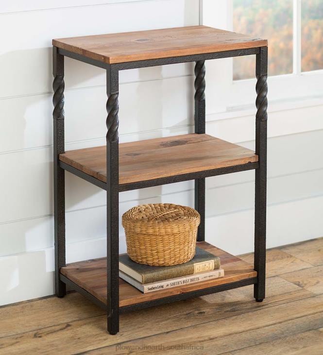 Furniture Plow & Hearth Deep Creek End Table with Shelves NFLB1973