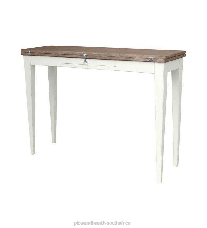 Furniture Plow & Hearth Laurel Ridge Farmhouse Collection Shelby Gathering Console - Cocoa NFLB2001