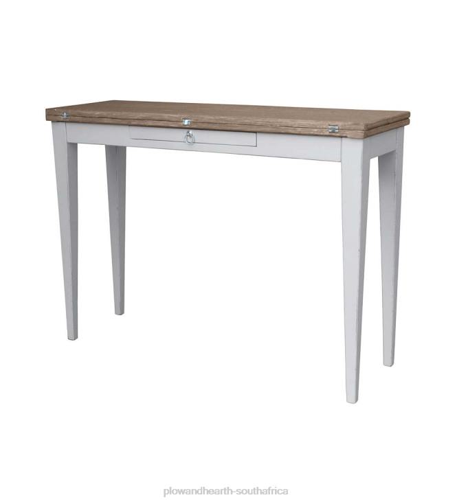 Furniture Plow & Hearth Laurel Ridge Farmhouse Collection Shelby Gathering Console - Cocoa NFLB2001