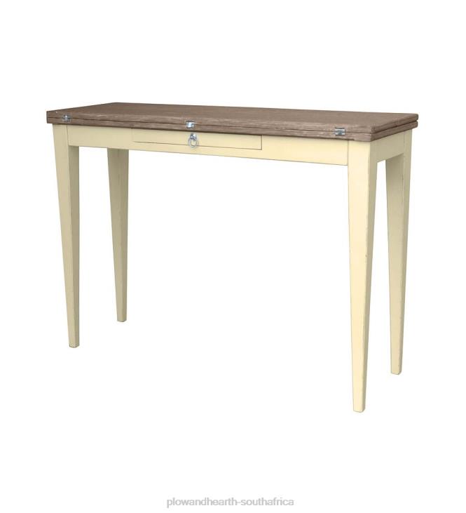 Furniture Plow & Hearth Laurel Ridge Farmhouse Collection Shelby Gathering Console - Cocoa NFLB2001