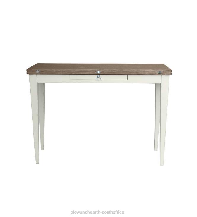 Furniture Plow & Hearth Laurel Ridge Farmhouse Collection Shelby Gathering Console - Cocoa NFLB2001