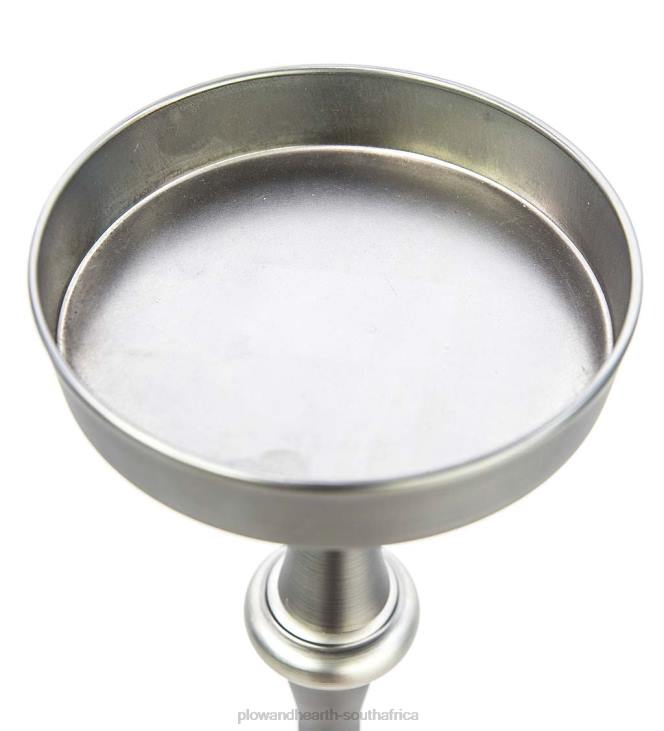 Furniture Plow & Hearth Martini Tables, Set of 2 - Antique Silver NFLB2022