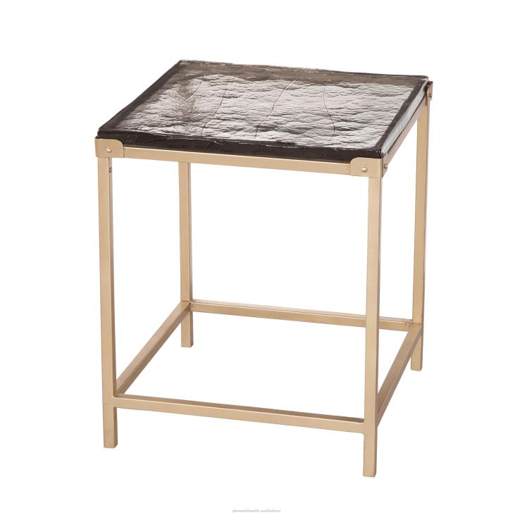 Furniture Plow & Hearth Melissa Cast Glass End Table NFLB2013