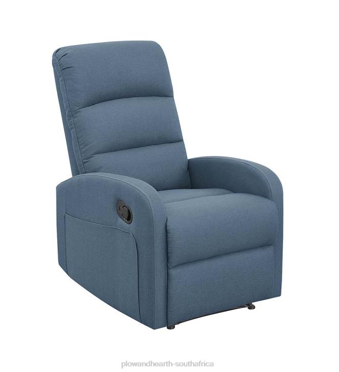 Furniture Plow & Hearth Emilia Upholstered Manual Recliner - Grey NFLB2027
