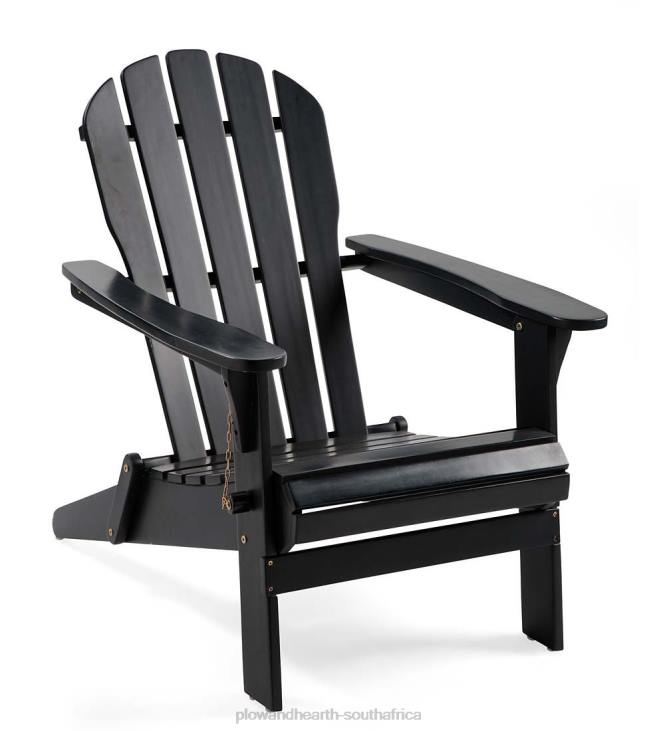 Furniture Plow & Hearth Eucalyptus Wood Adirondack Chair - Natural Stain NFLB3237