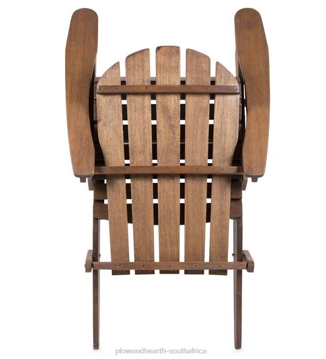 Furniture Plow & Hearth Eucalyptus Wood Adirondack Chair - Natural Stain NFLB3237