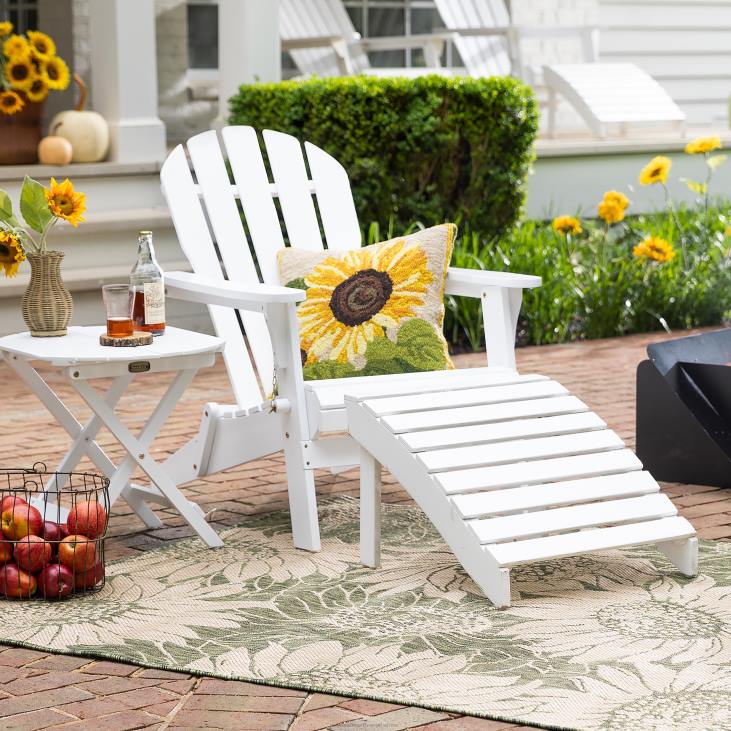 Furniture Plow & Hearth Eucalyptus Wood Adirondack Chair - Natural Stain NFLB3237