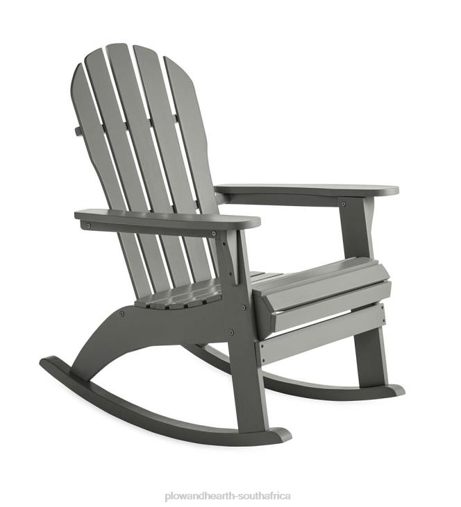 Furniture Plow & Hearth Eucalyptus Wood Adirondack Rocking Chair - Red NFLB3115