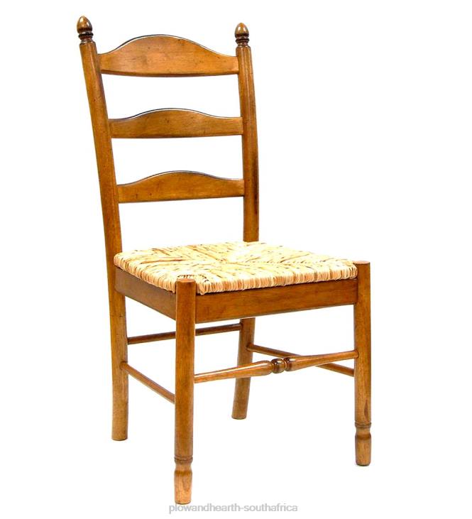 Furniture Plow & Hearth Farmhouse Hardwood Ladder Back Chair - English Pine NFLB2032
