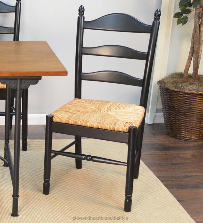 Furniture Plow & Hearth Farmhouse Hardwood Ladder Back Chair - English Pine NFLB2032