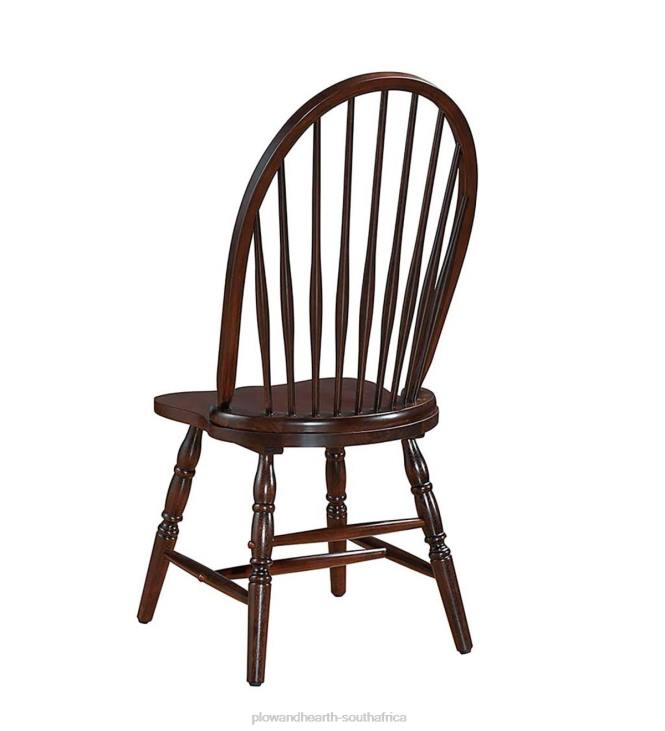 Furniture Plow & Hearth Traditional Hardwood Windsor Back Chair - Espresso NFLB2034