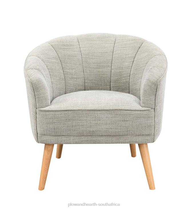 Furniture Plow & Hearth Vera Chenille Accent Chair - Stone NFLB2028