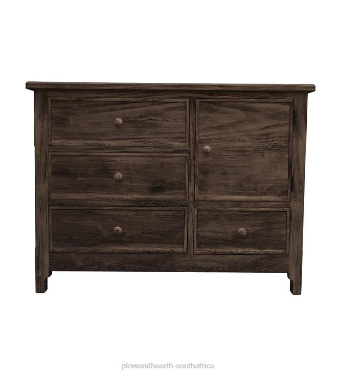Furniture Plow & Hearth Laurel Ridge Farmhouse Collection Fletcher Single Chest - Cocoa NFLB2084