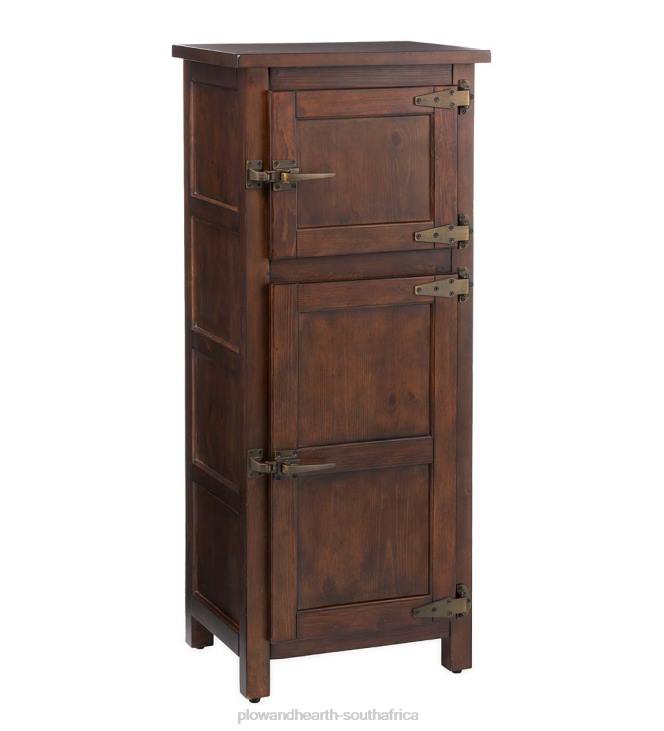 Furniture Plow & Hearth Portland Ice Box Wood Jelly Cabinet with Replica Hardware NFLB2077
