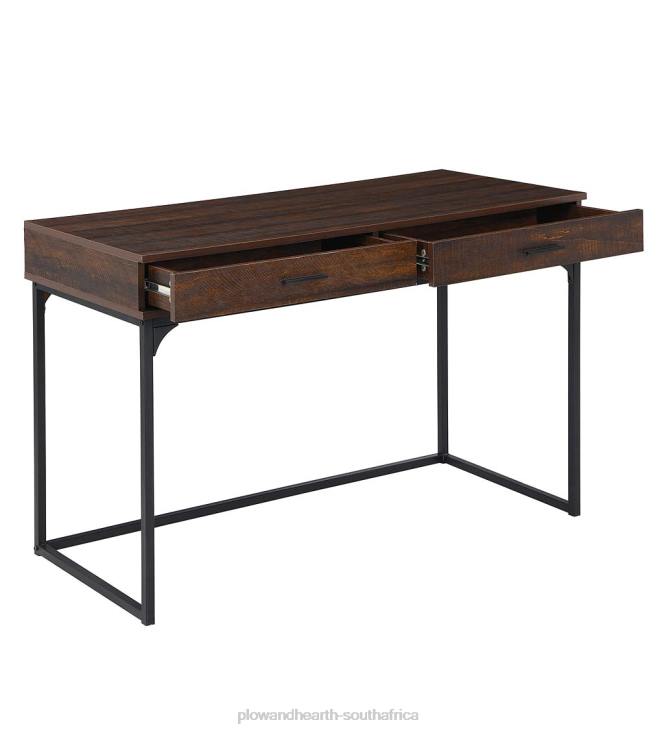 Furniture Plow & Hearth Harrison 2-Drawer Desk - Elm NFLB2088