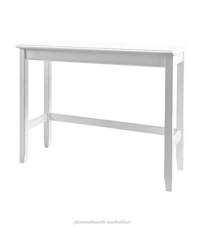 Furniture Plow & Hearth Sofa Table Set with Saddle Seat Stools - Espresso NFLB2087