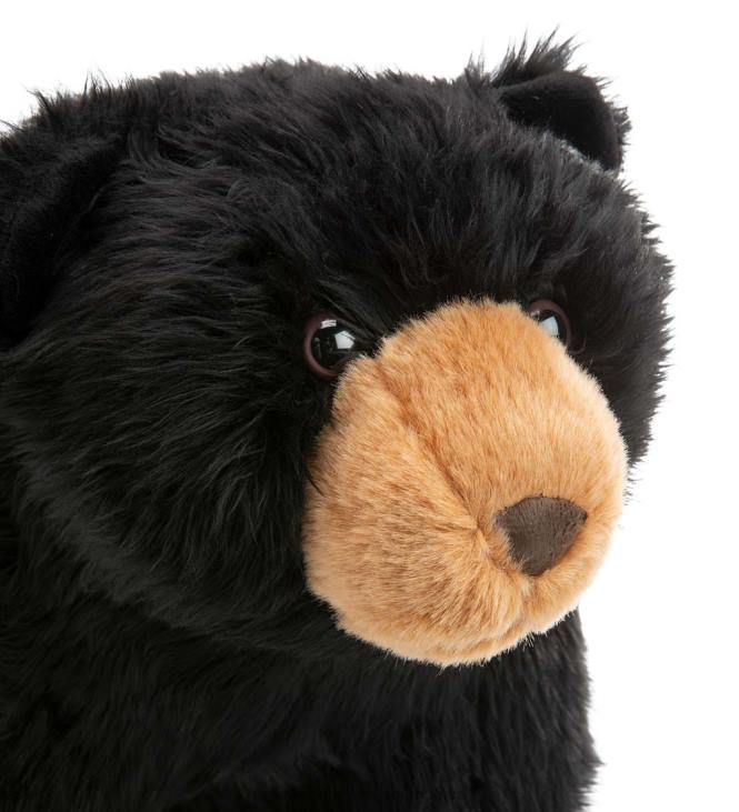 Furniture Plow & Hearth Black Bear Footstool NFLB2094