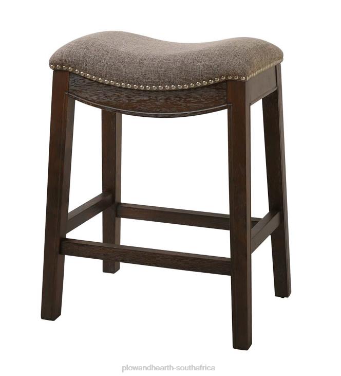 Furniture Plow & Hearth Farmhouse Saddle Seat Bar and Counter Stools NFLB2047