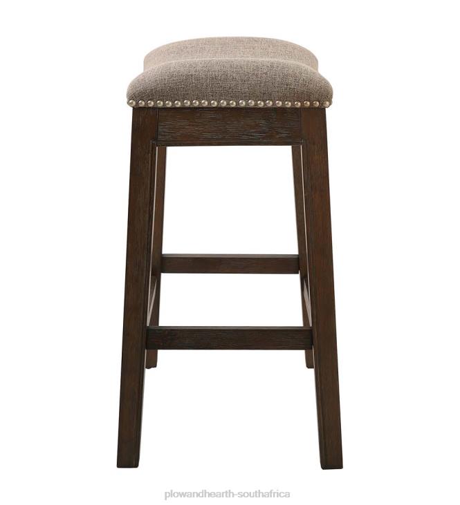 Furniture Plow & Hearth Farmhouse Saddle Seat Bar and Counter Stools NFLB2047