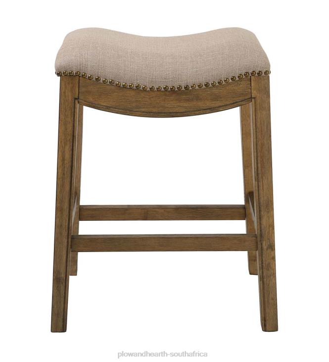 Furniture Plow & Hearth Farmhouse Saddle Seat Bar and Counter Stools NFLB2047