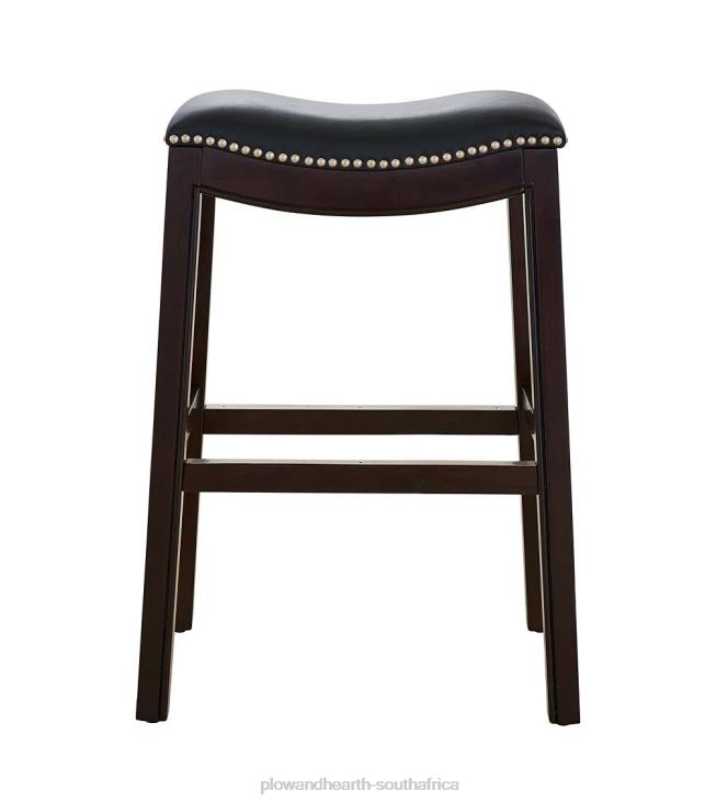 Furniture Plow & Hearth Lena Saddle Seat Barstool - Tan NFLB2052