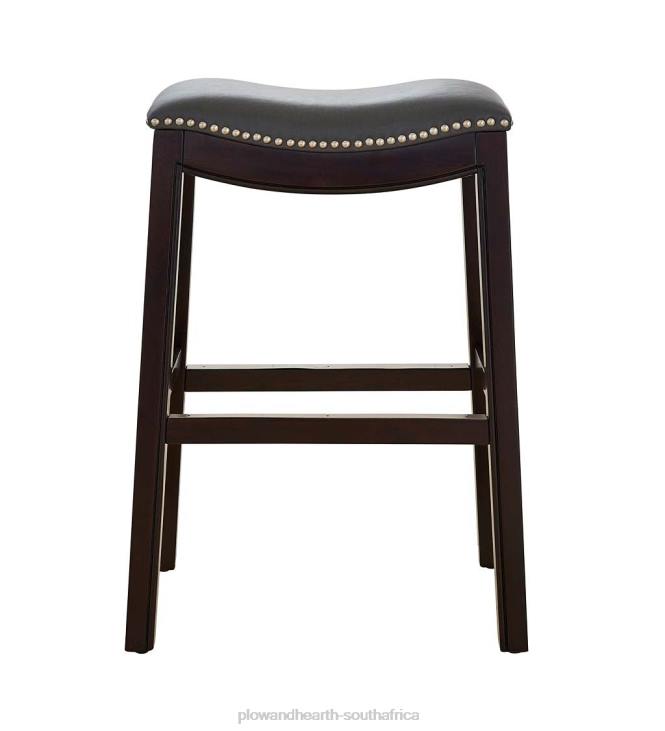 Furniture Plow & Hearth Lena Saddle Seat Barstool - Tan NFLB2052