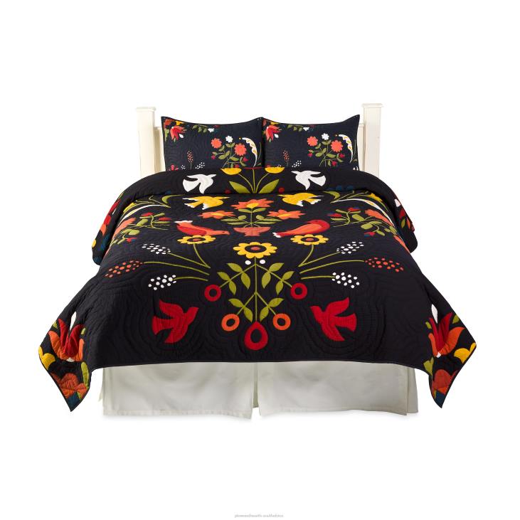 Houseware Plow & Hearth Ansley Folk Art Quilt Set NFLB2649