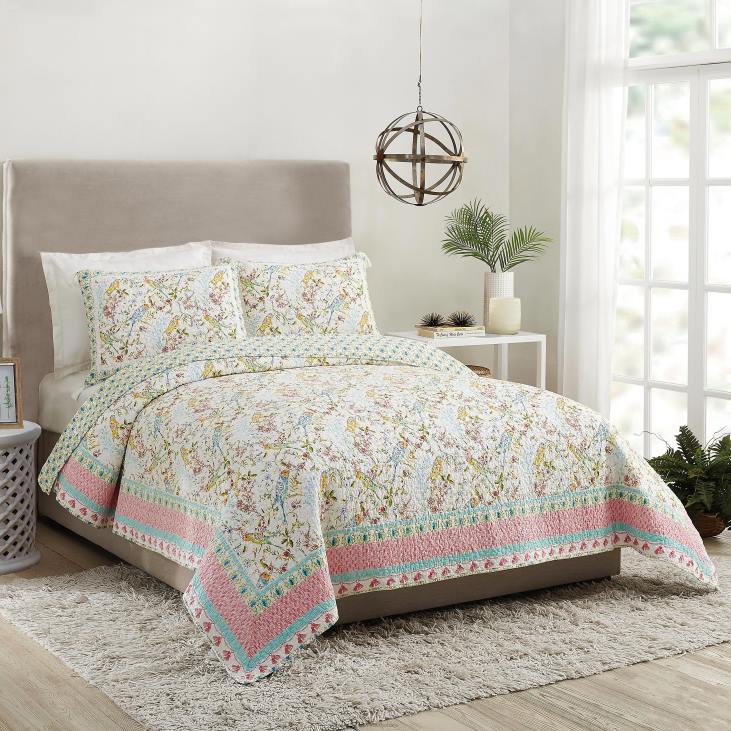 Houseware Plow & Hearth Ava Cotton Quilt 3-Piece Set - Full/Queen NFLB2666