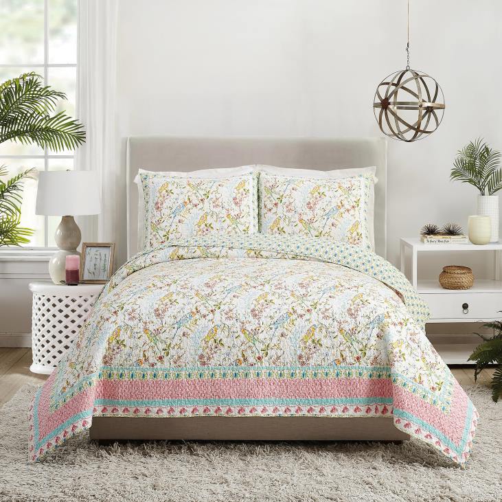 Houseware Plow & Hearth Ava Cotton Quilt 3-Piece Set - Full/Queen NFLB2666